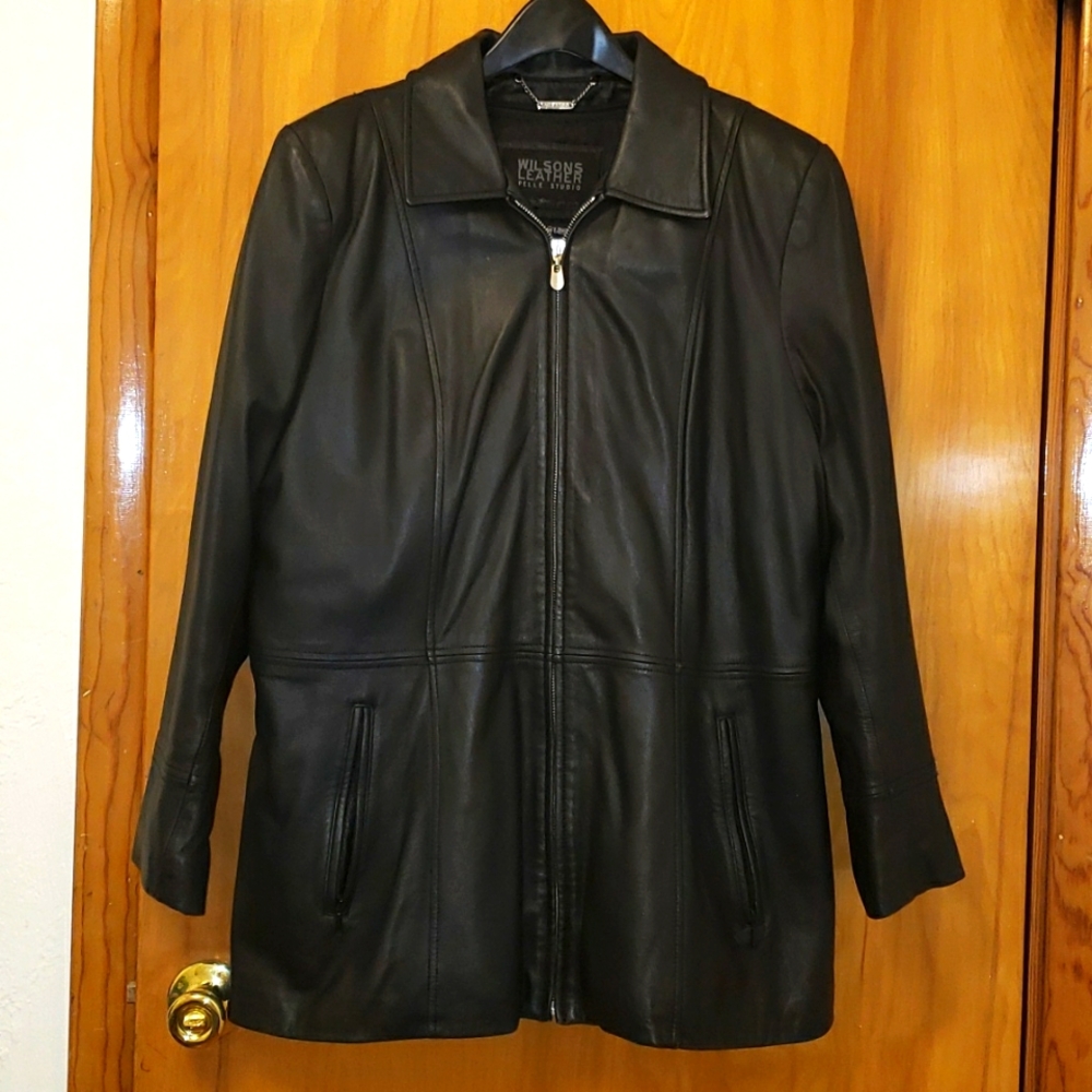 Wilsons Leather coat Pelle Studio, Thinsulate removable liner